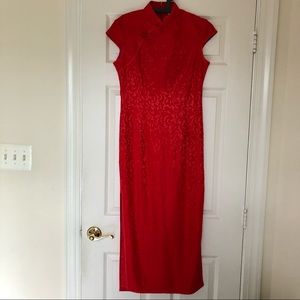 NWT Chinese Red Wedding Quipao Dress
